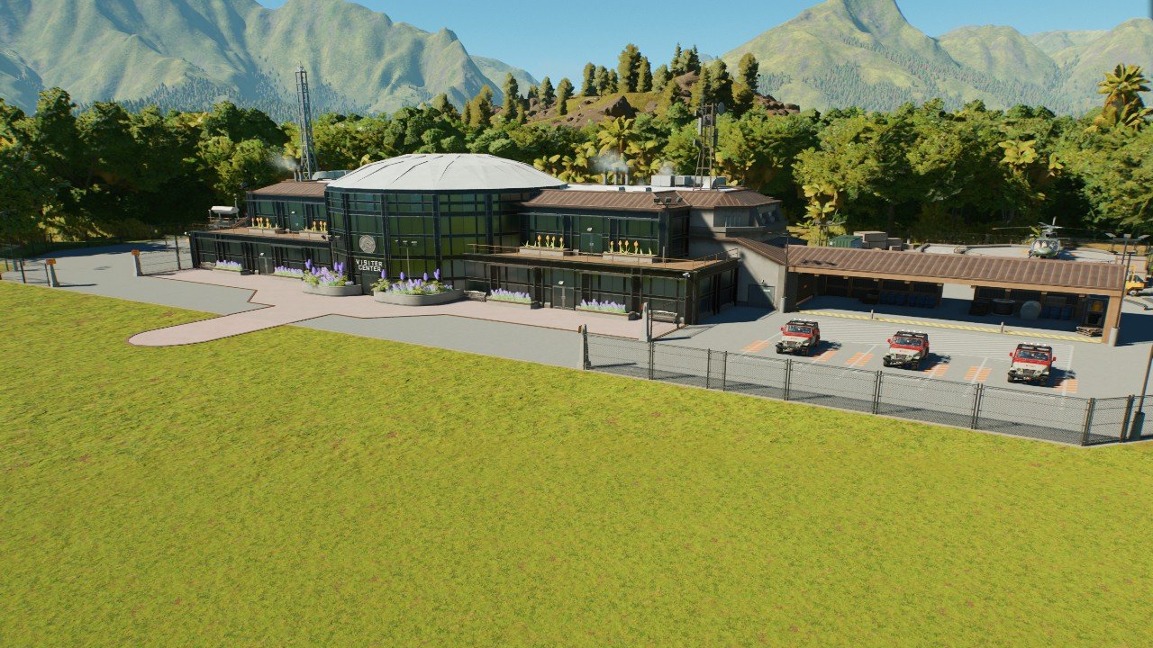 Novel accurate Visitor Centre - Workshop - Jurassic World Evolution 3
