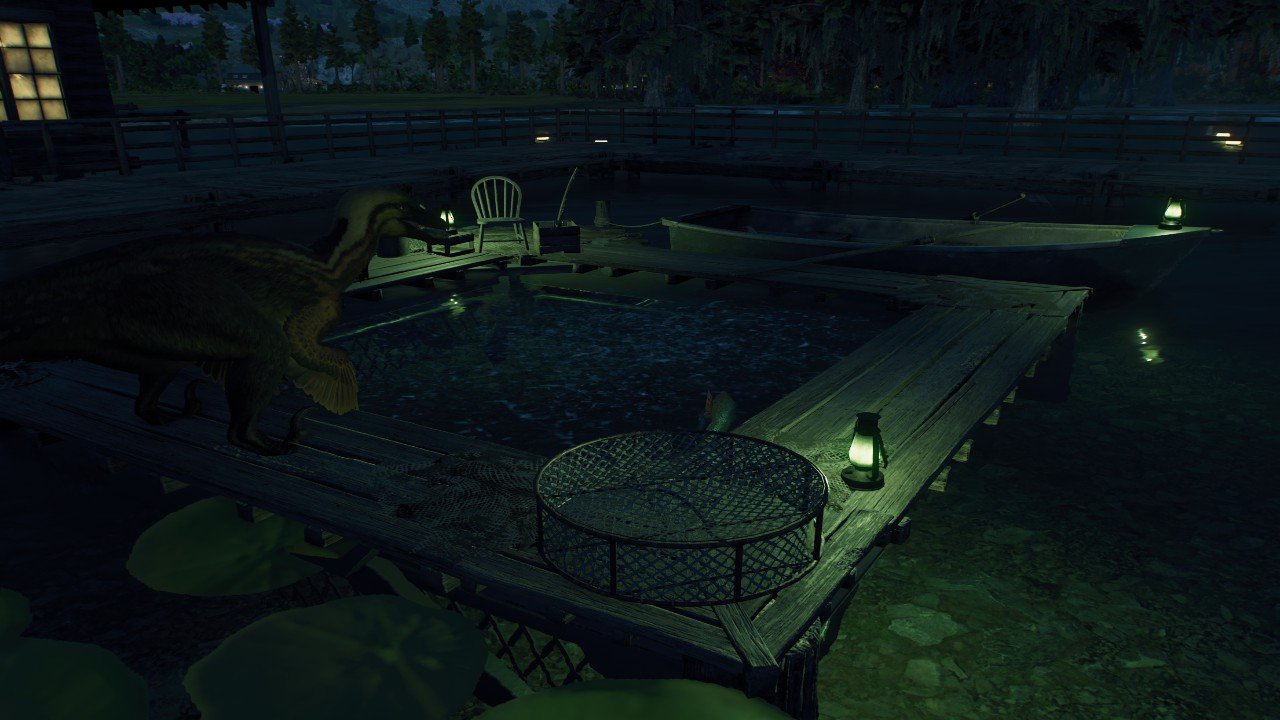 Dinotopia Wetlands fish feeder