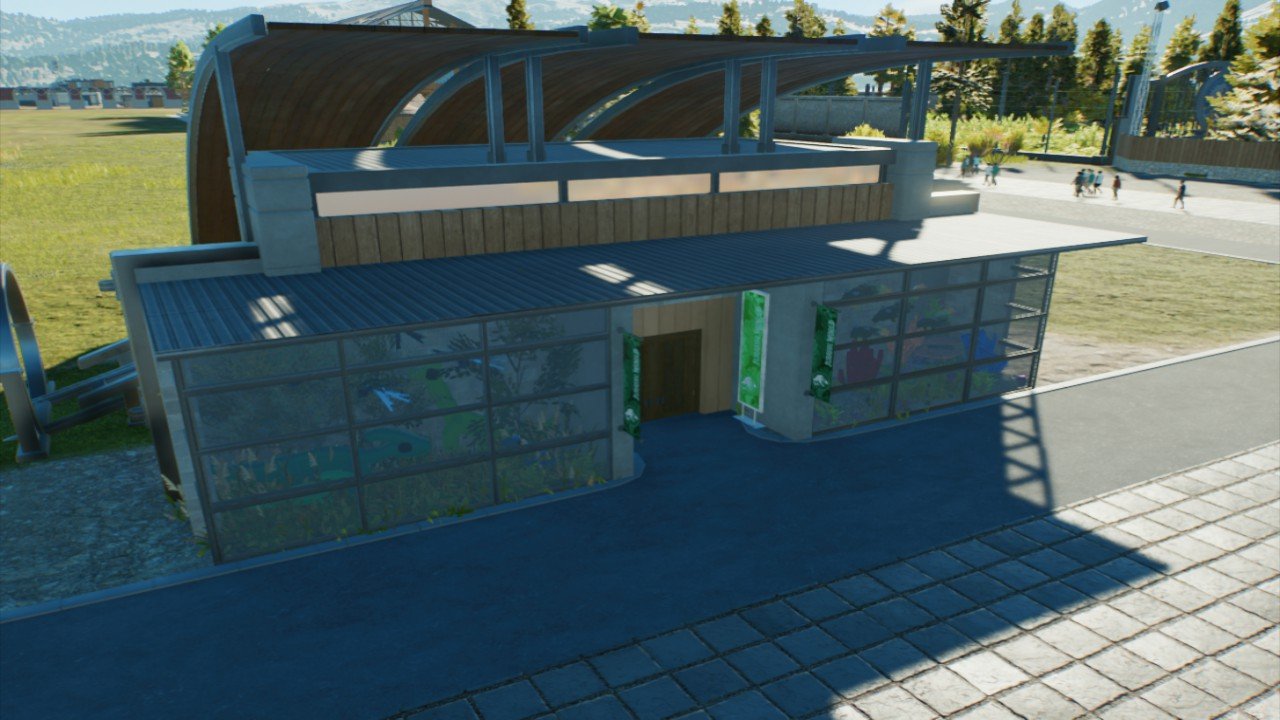 my first custom building - Workshop - Jurassic World Evolution 3