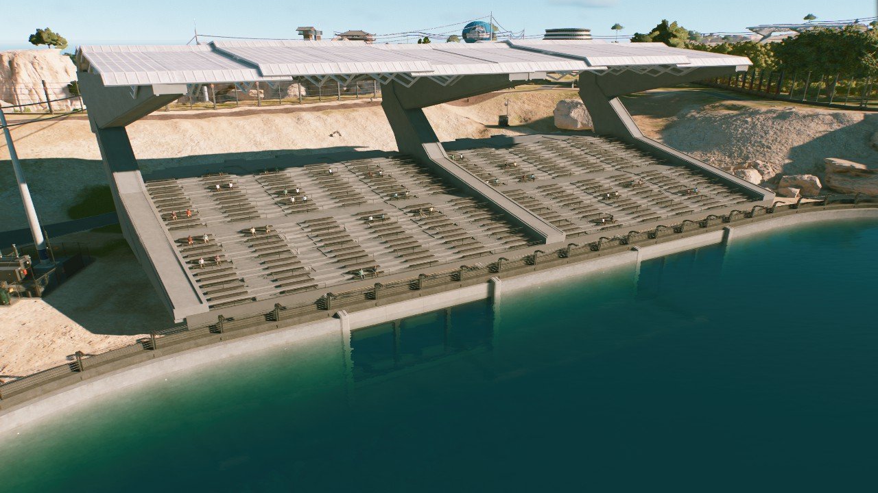 Massive viewing gallery