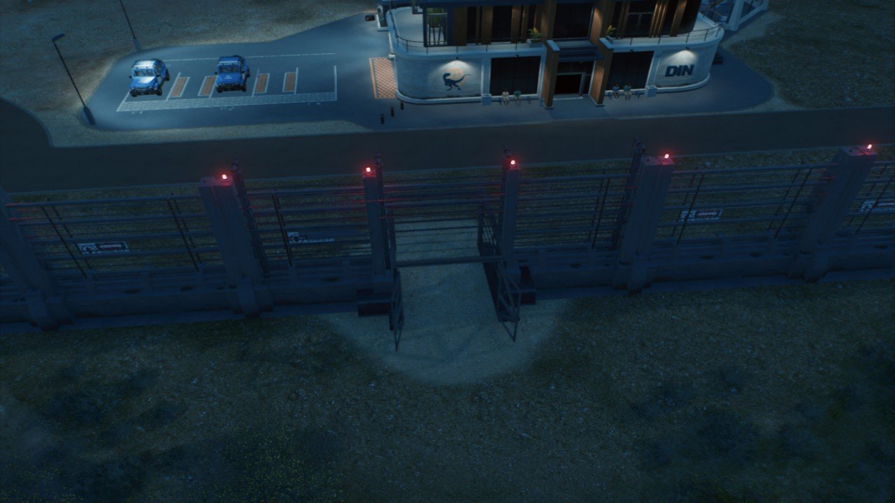 Medium Jpog Fence for JP Gate - Workshop - Jurassic World Evolution 3