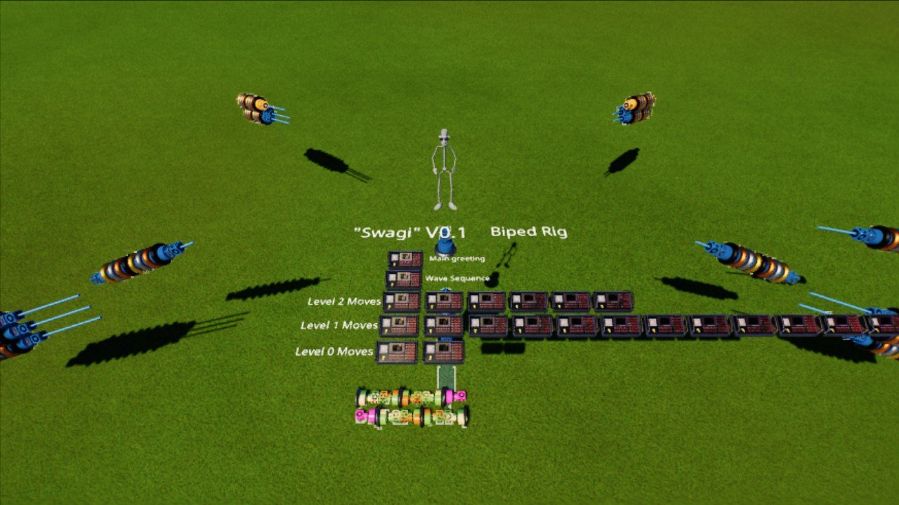 Character Rig - Waving Entertainer