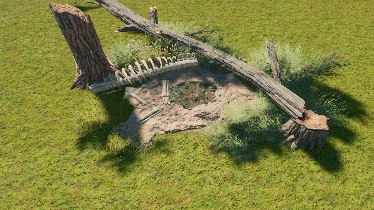Natural Small Nest for Carnivors - Workshop - Jurassic World Evolution 3