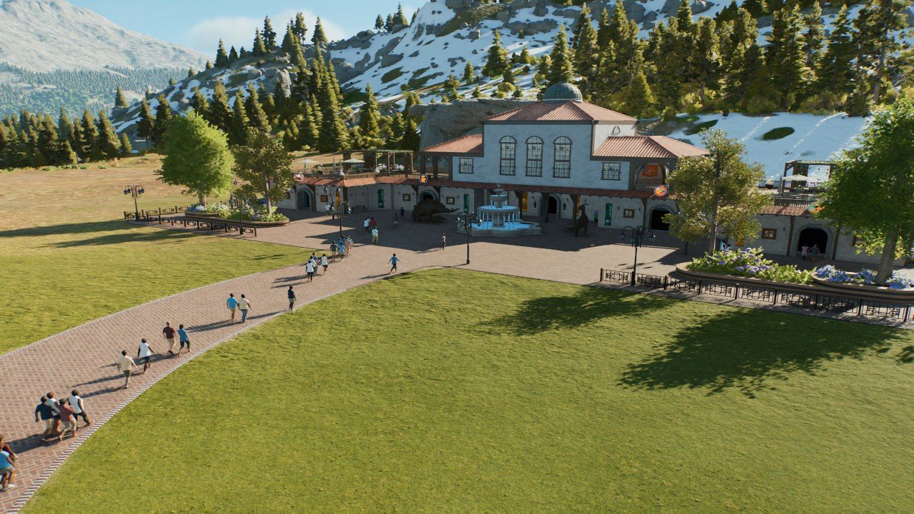 Alpine shopping mall