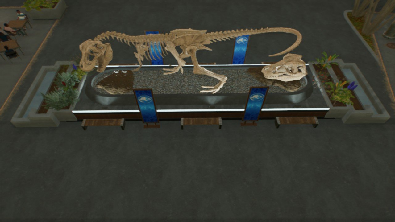 estatua t rex - Workshop - Jurassic World Evolution 3