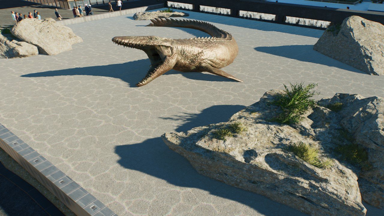 Mosasaurus Fountain - Workshop - Jurassic World Evolution 3