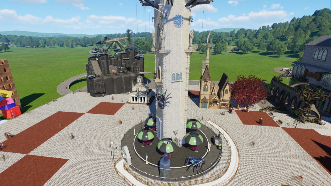 Jason Rode Ess Sorcery Air Drop Flat Ride - Workshop - Planet Coaster 2