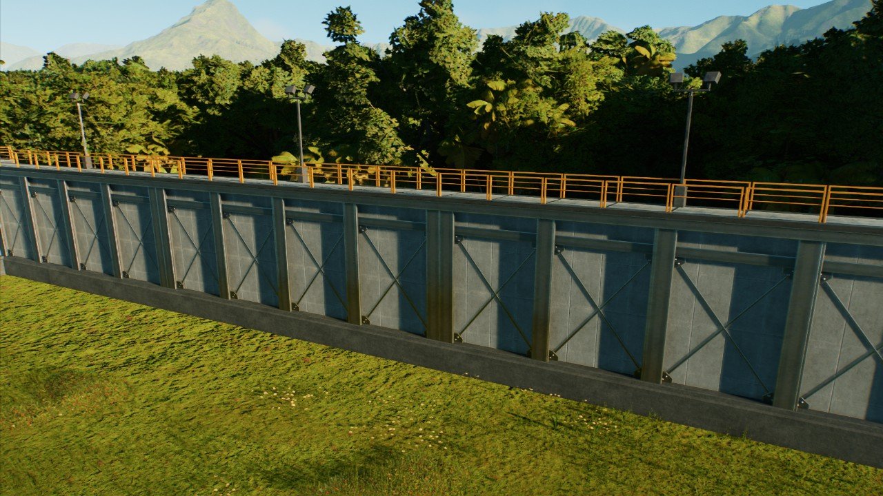 Security wall 16m standard - Workshop - Jurassic World Evolution 3