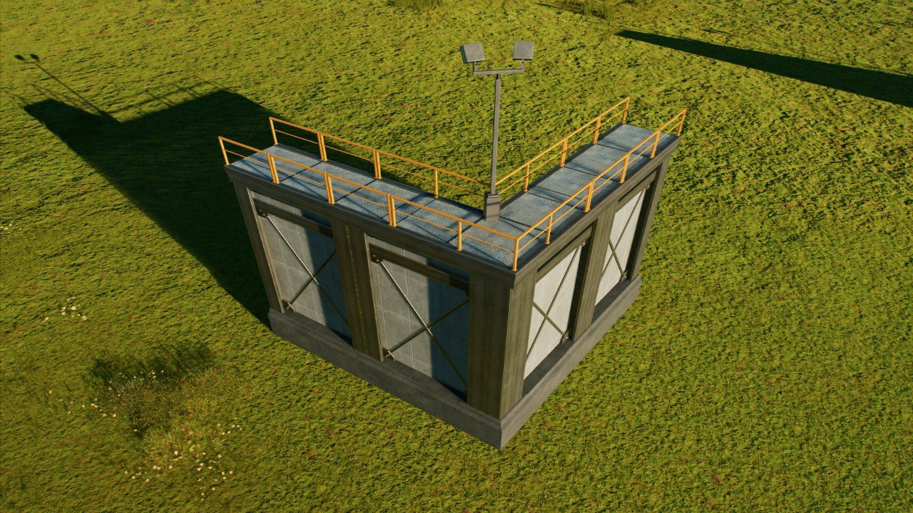 Security wall 9X9m corner - Workshop - Jurassic World Evolution 3