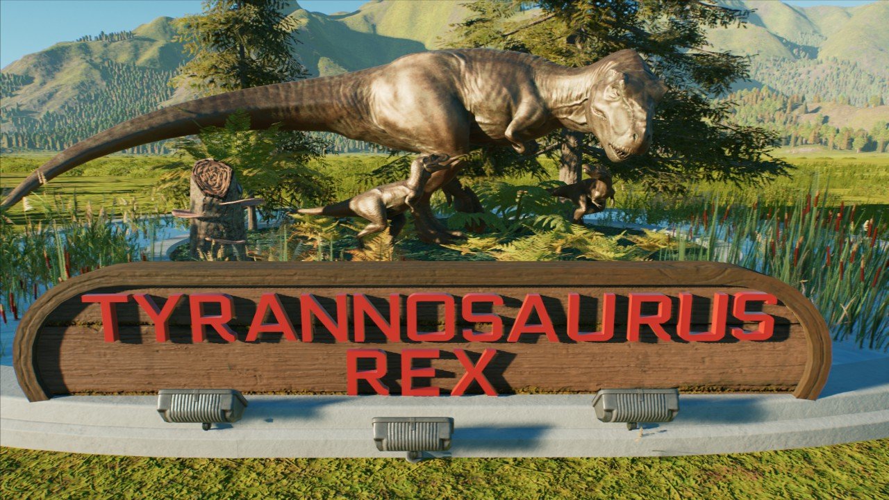T-rex display - Workshop - Jurassic World Evolution 3