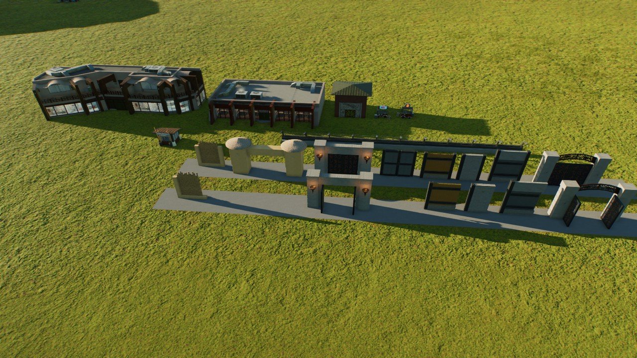 Some decorations & buildings for Main street!!!