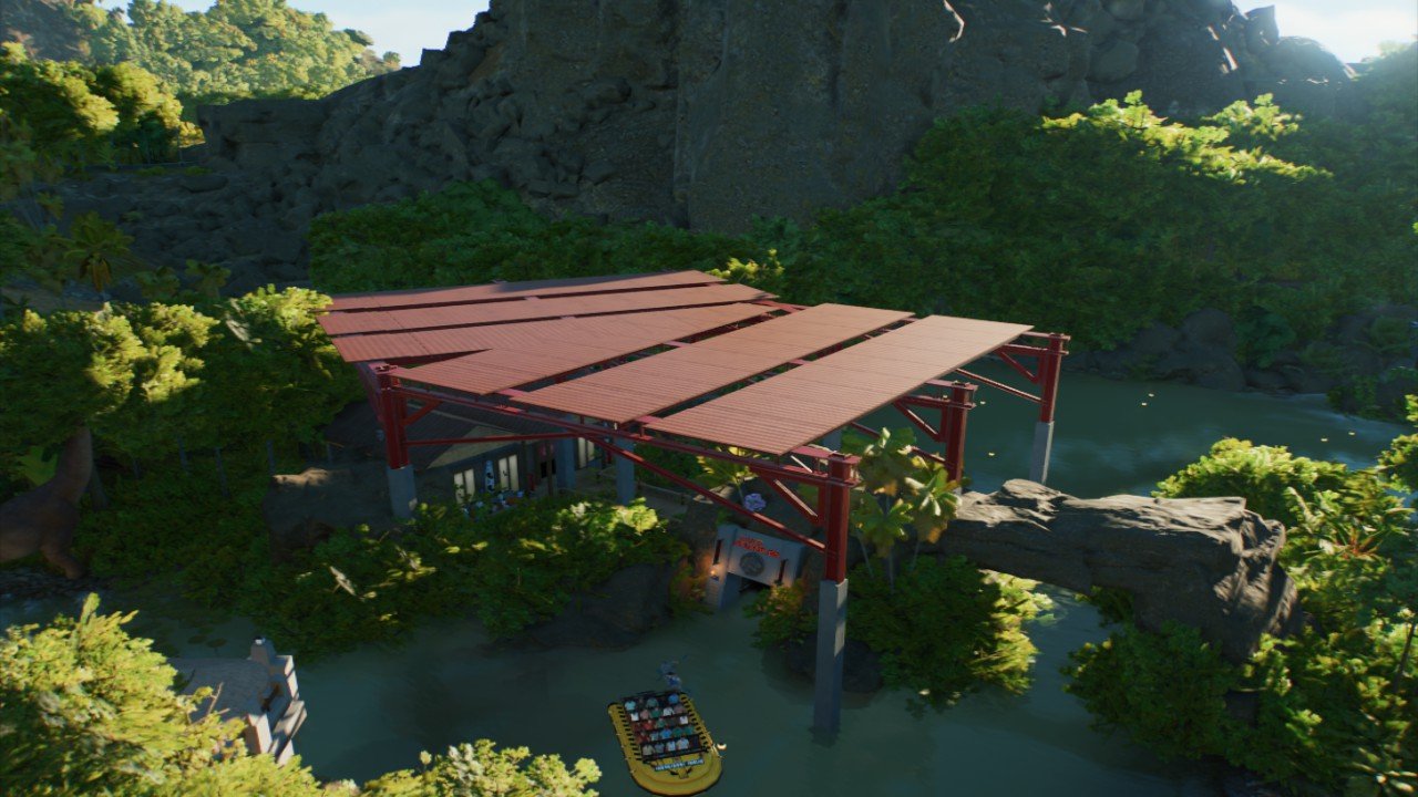 Jurassic park cretaceous cruise roof