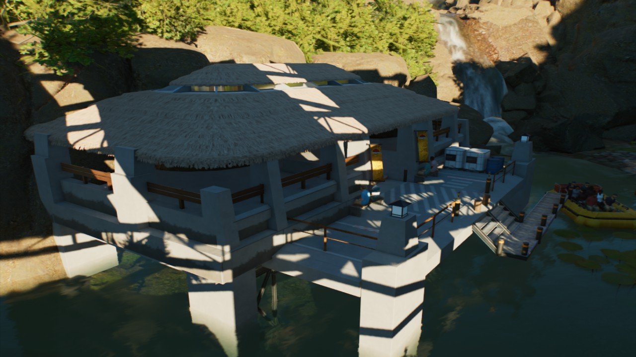 Jurassic park cretaceous cruise staff building