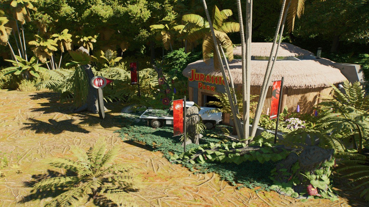 Old Jurassic park toilet +hotel - Workshop - Jurassic World Evolution 3
