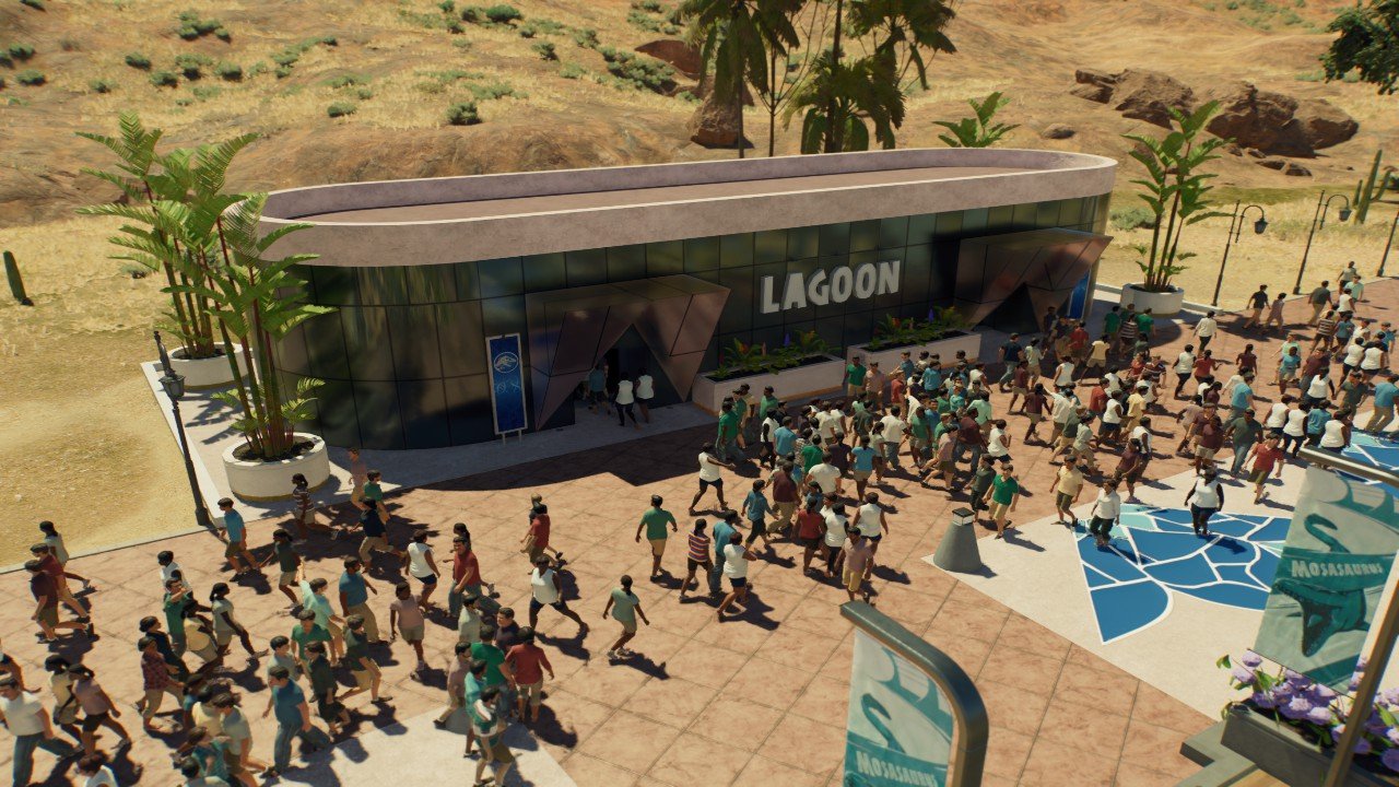 Observation Gallery Lagoon - Workshop - Jurassic World Evolution 3