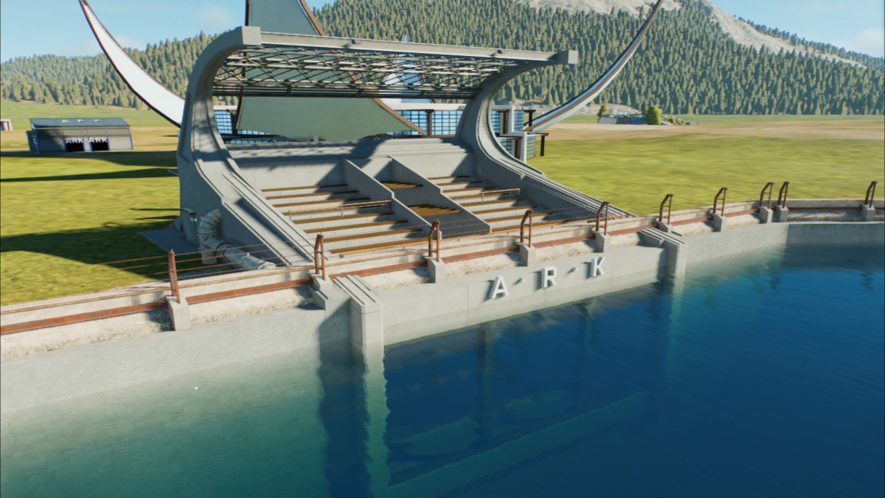 A.R.K lagoon viewing gallery - Workshop - Jurassic World Evolution 3