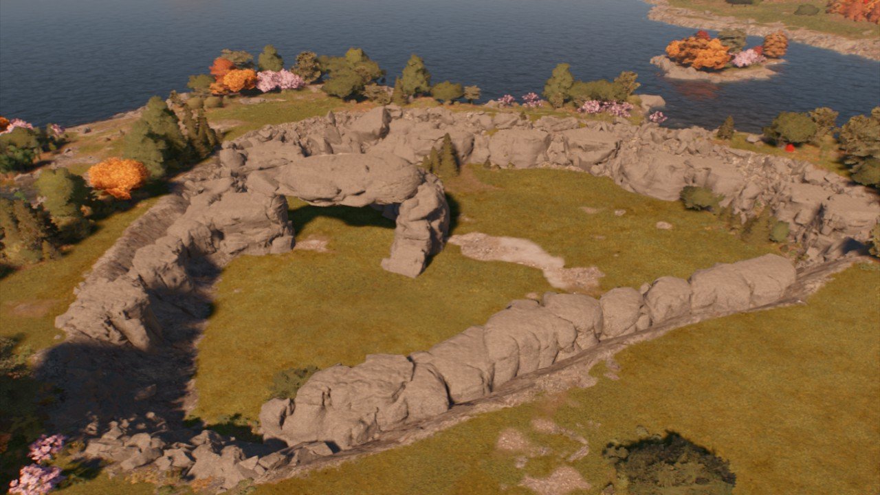 Burried Rock Enclosure Wall - Workshop - Jurassic World Evolution 3
