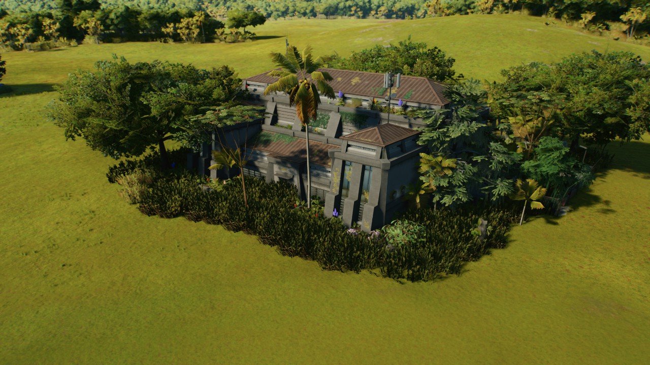 Overgrown JP Control Center - Workshop - Jurassic World Evolution 3