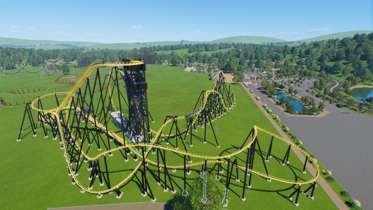 Iron Rattl1 iron rattler six flags AL Qiddya - Workshop - Planet Coaster 2