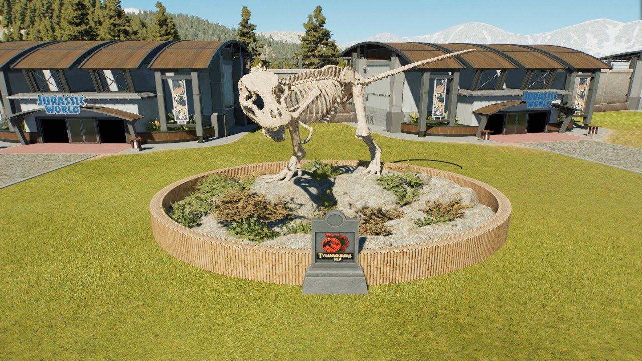 Tyrannosaurus Rex Statue - Workshop - Jurassic World Evolution 3
