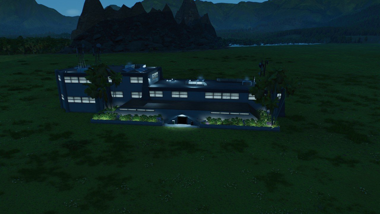 Jurassic park facility large hotel