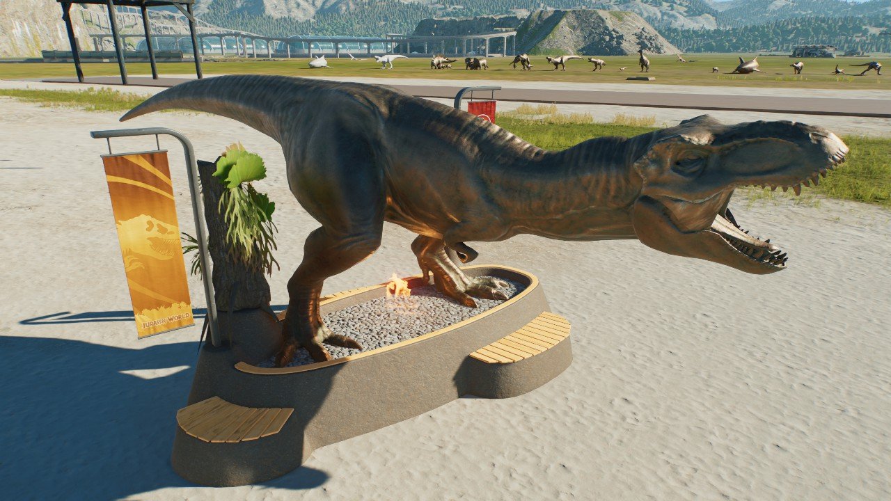 Trex statue - Workshop - Jurassic World Evolution 3