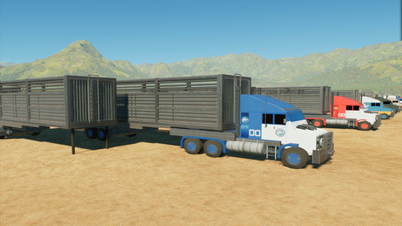 Dinosaur Transport Truck-3 2/2 - Workshop - Jurassic World Evolution 3