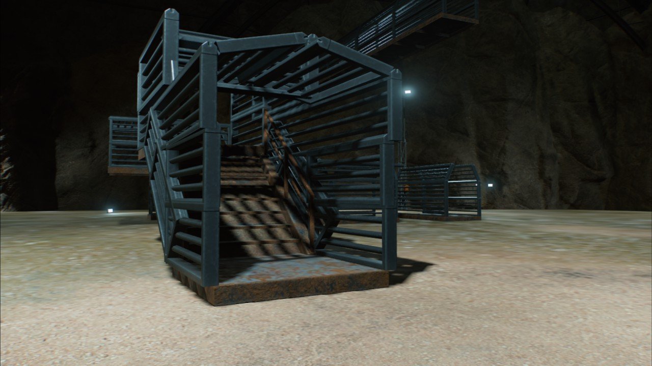 Jp3 aviary cage stairwell - Workshop - Jurassic World Evolution 3