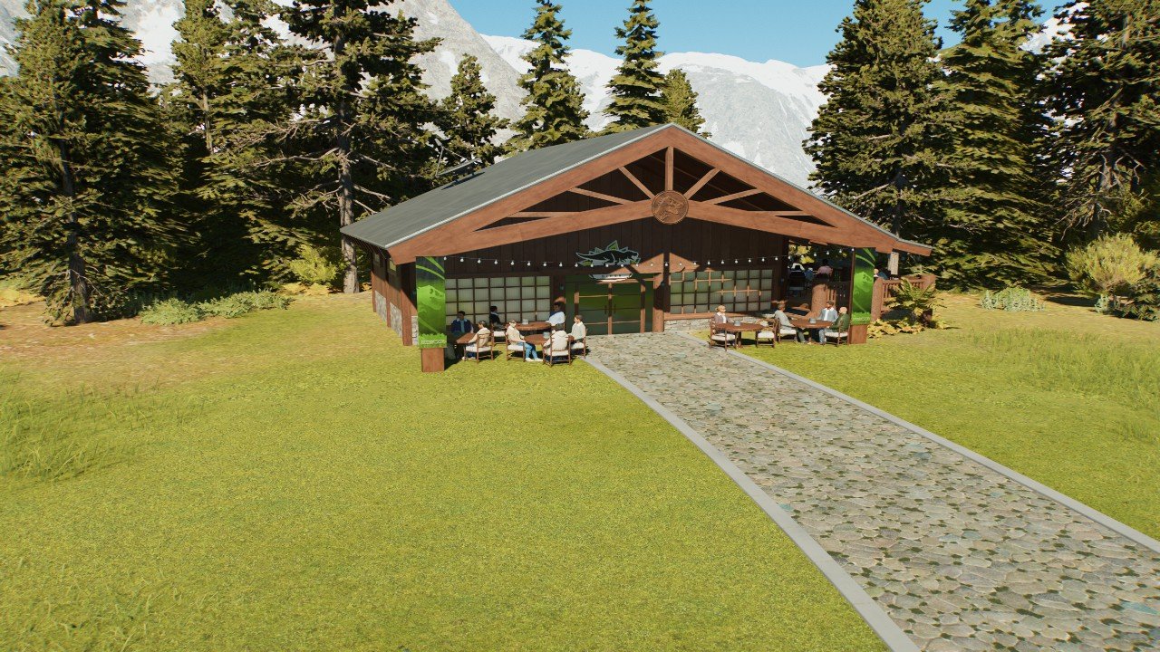 Small cafe: Jurassic lodge