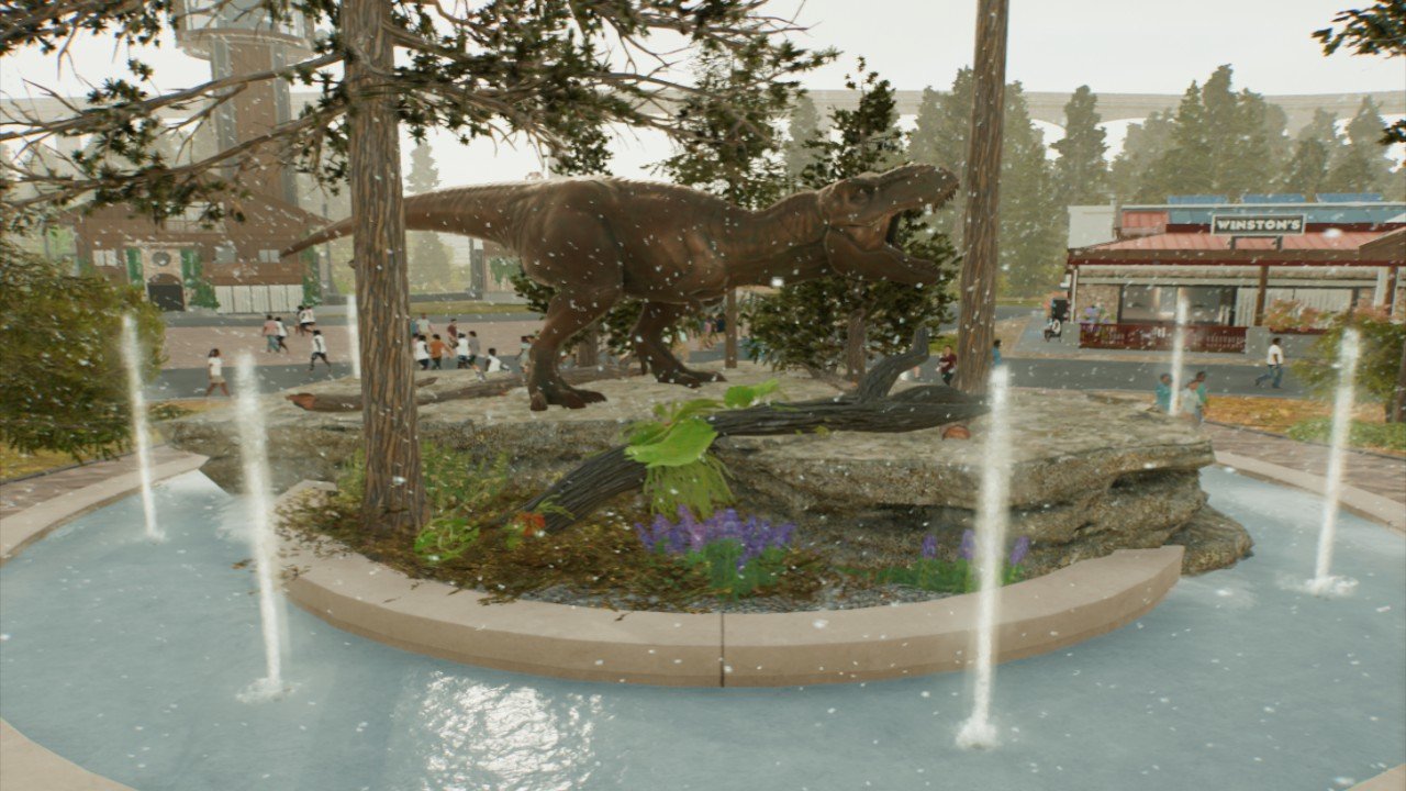 Tyrannosaurus Fountain