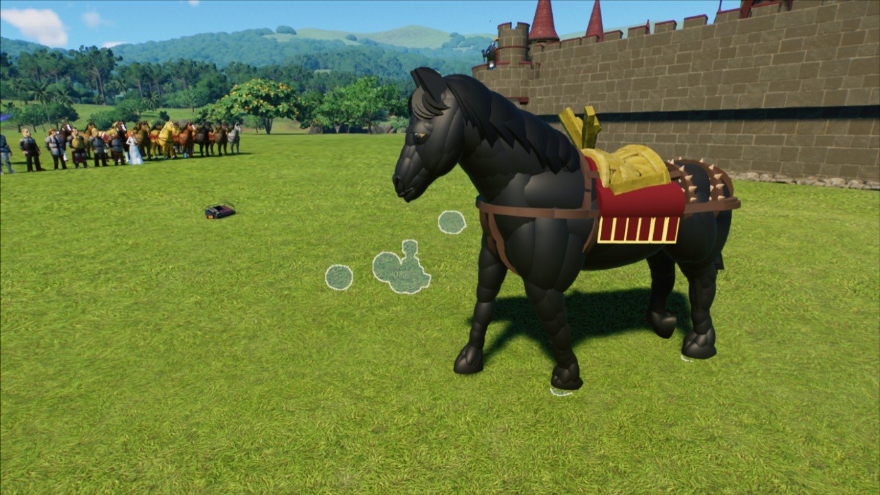 Walking Camelot horse