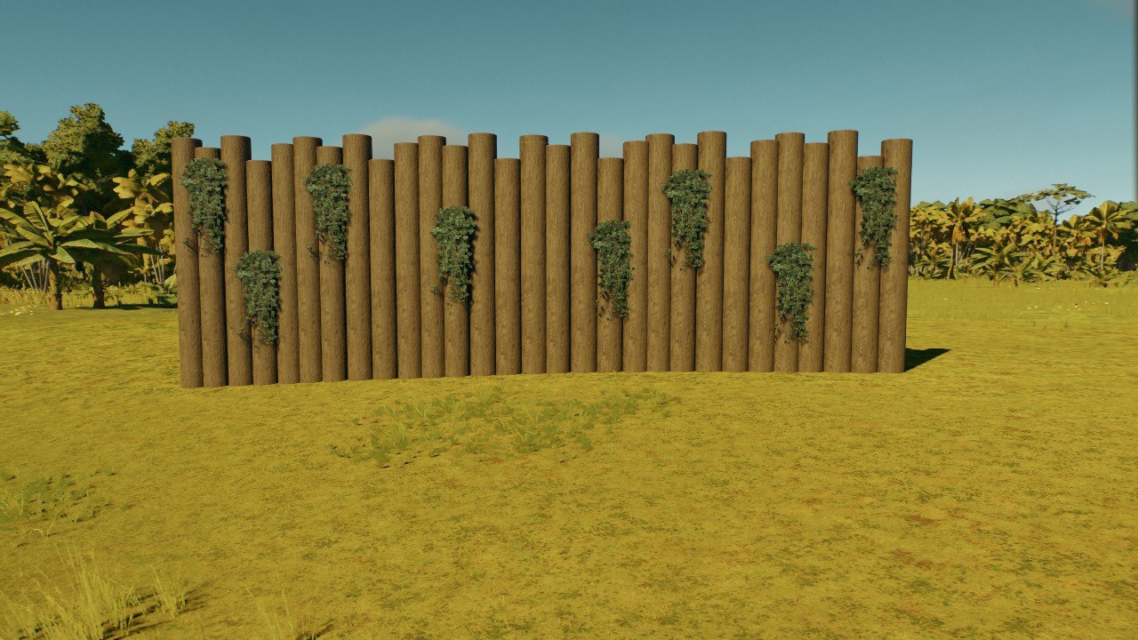 Log fence [no packs required] 