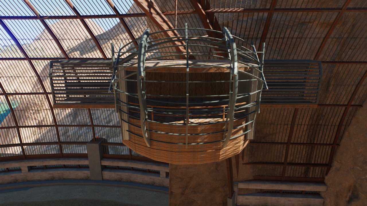 Jp3 Aviary Observing View Cage - Workshop - Jurassic World Evolution 3