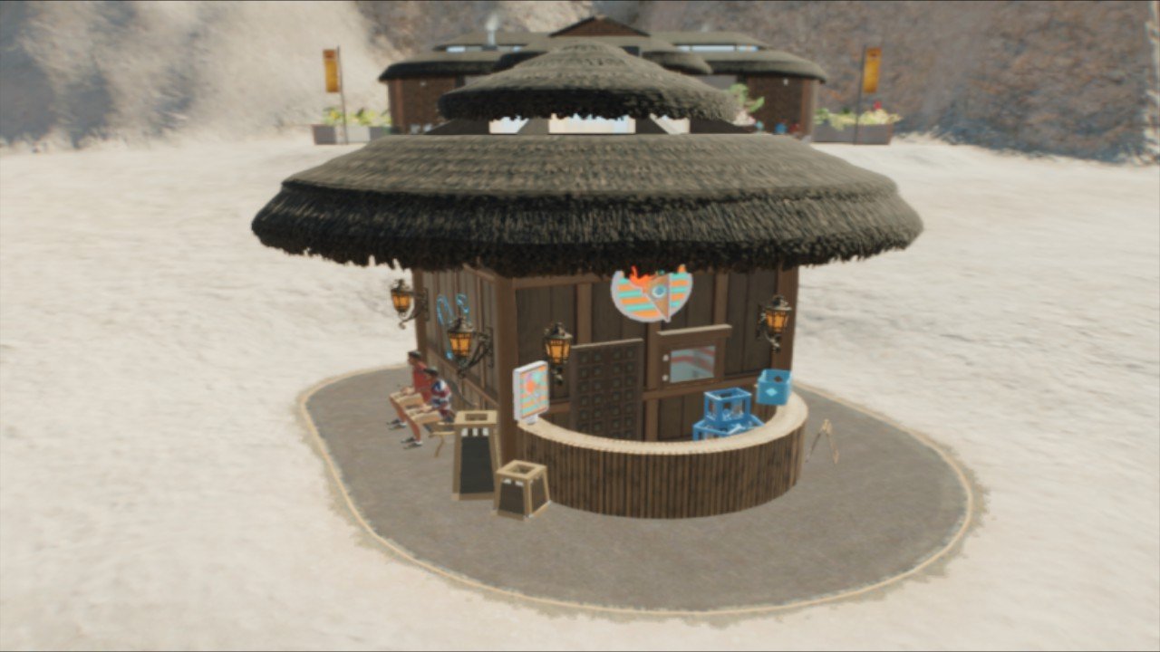 tropical ice cream stand