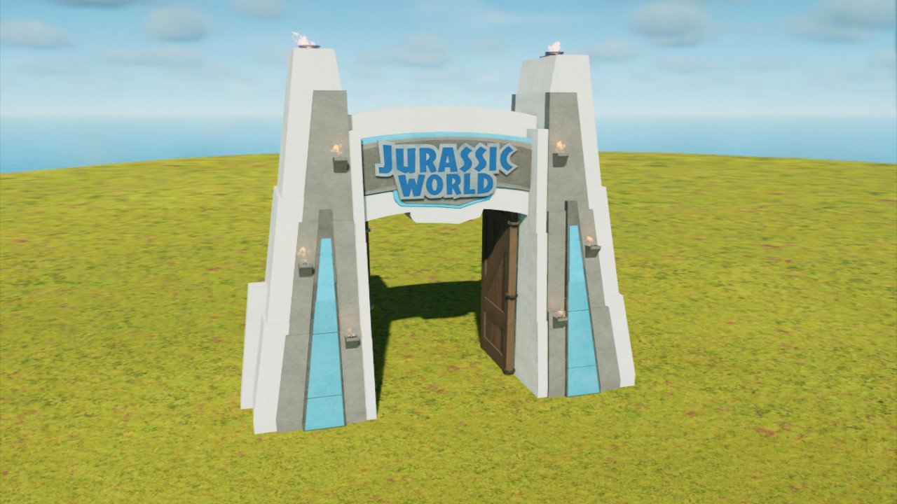 LtChompskie Stylized JW Gate - Workshop - Jurassic World Evolution 3