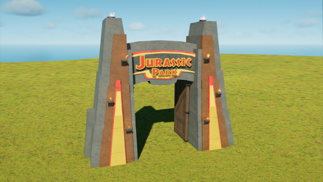 LtChompskie Stylized JP Gate - Workshop - Jurassic World Evolution 3