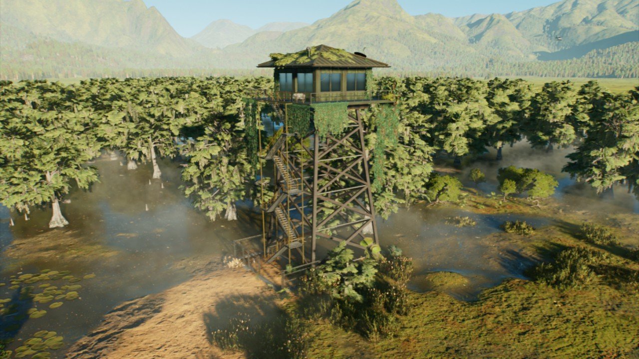 Wetlands Ranger Tower WITHOUT DLC (No function)