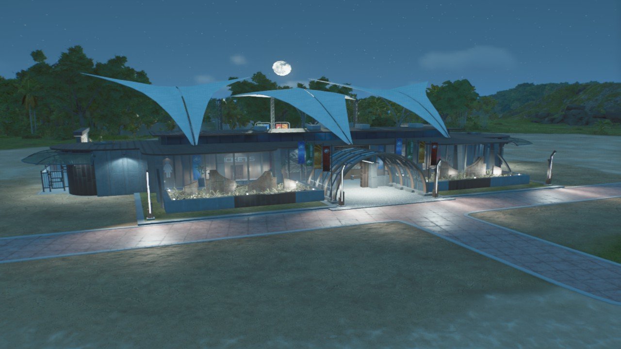 Modern Arrival Building