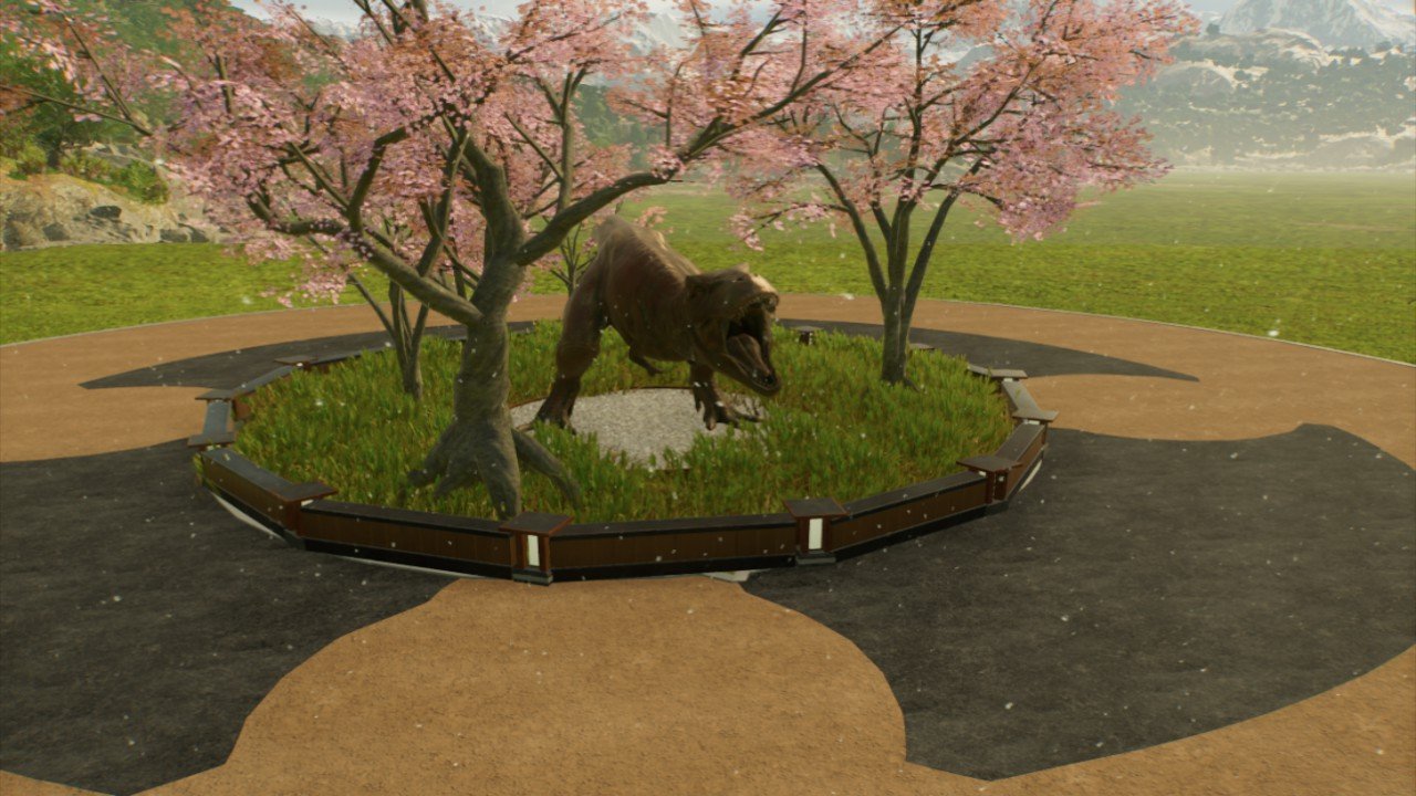une statue de t rex - Workshop - Jurassic World Evolution 3
