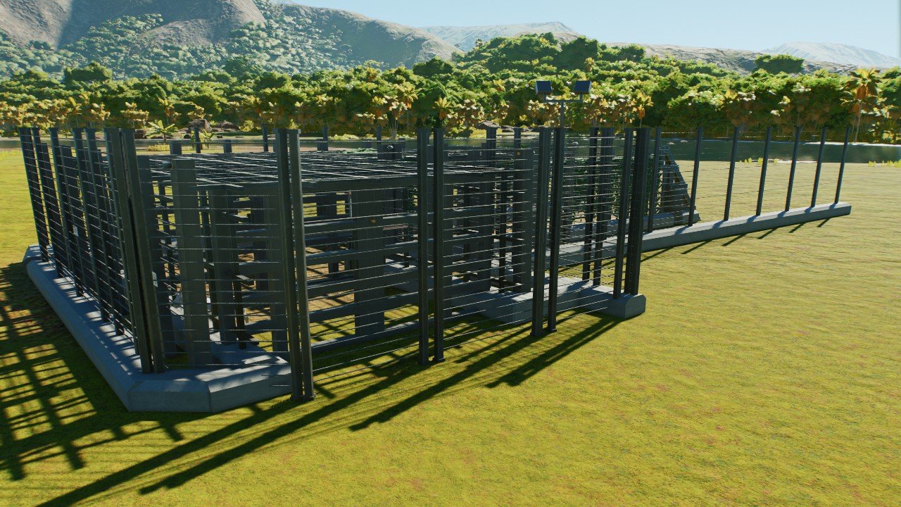 Raptor feeding cage - Workshop - Jurassic World Evolution 3