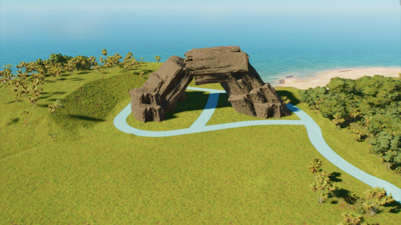 large rock formation - Workshop - Jurassic World Evolution 3