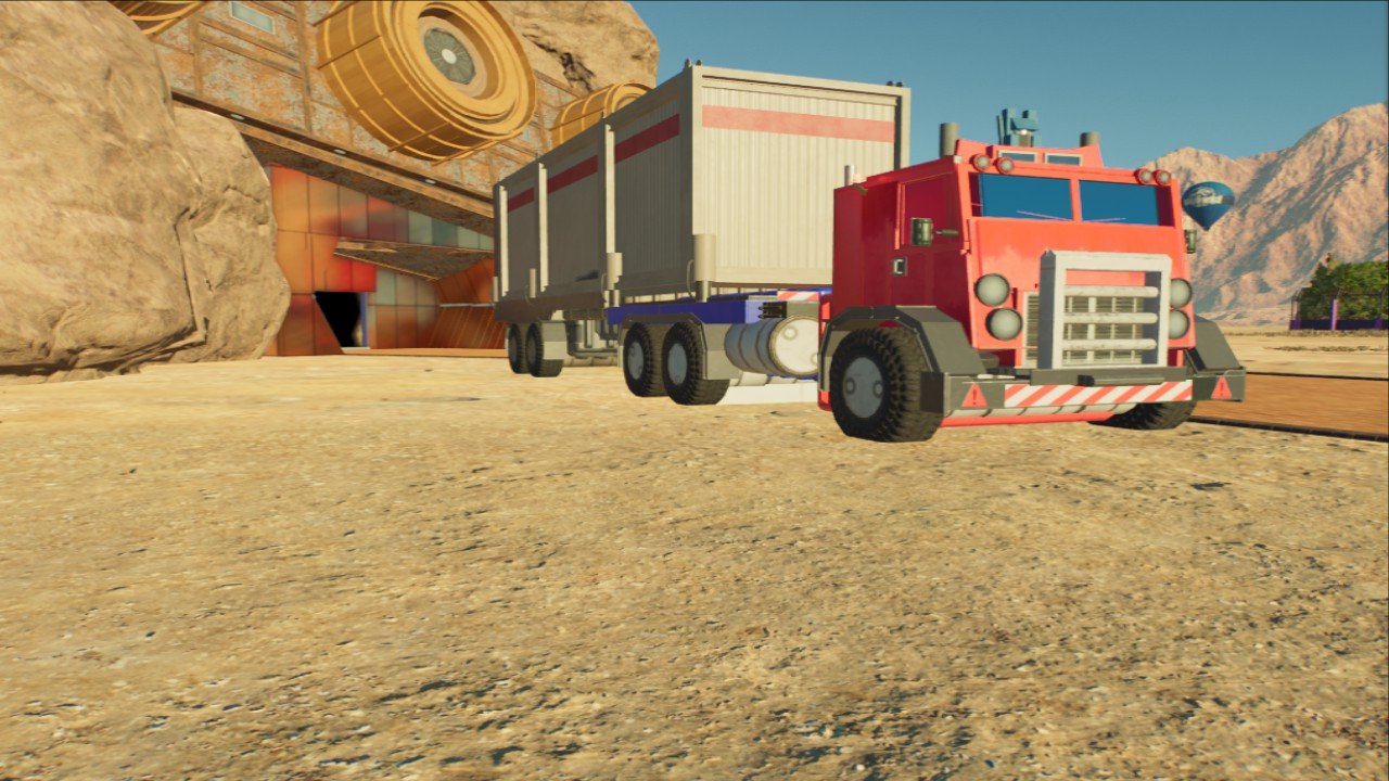 Optimus Prime Truck Mode Transformers - Workshop - Jurassic World ...