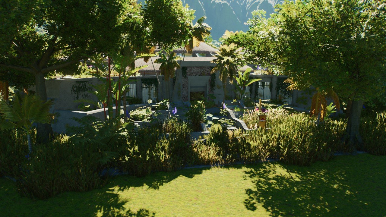 Overgrown JP Visitor Center - Workshop - Jurassic World Evolution 3