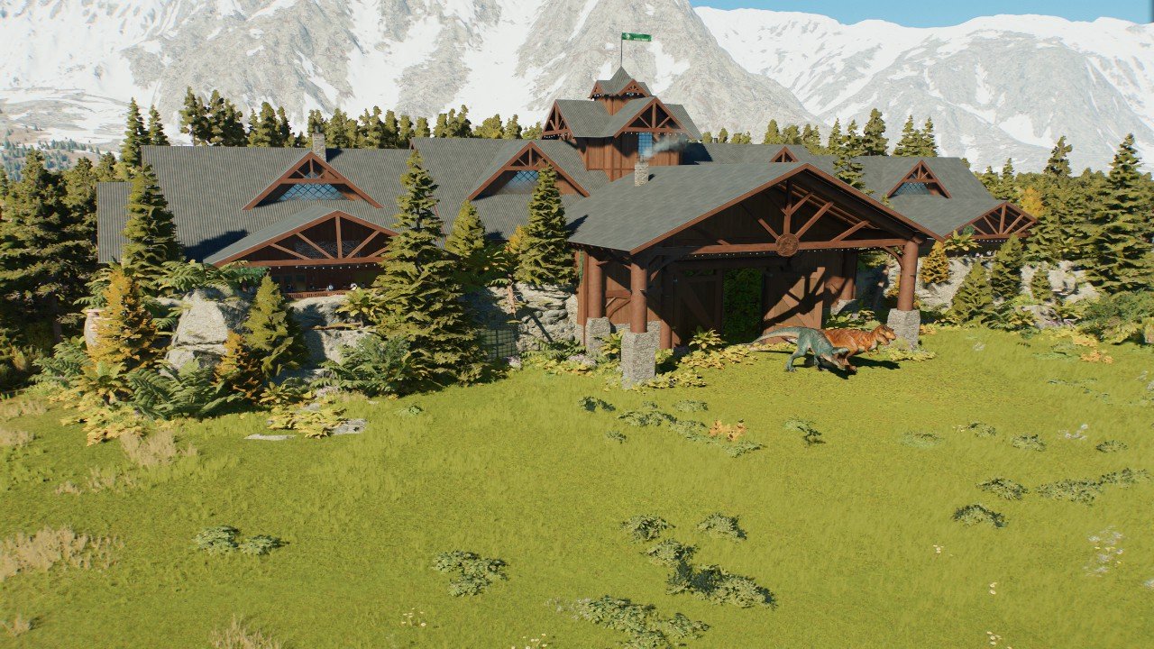 Hatchery: Jurassic lodge build set
