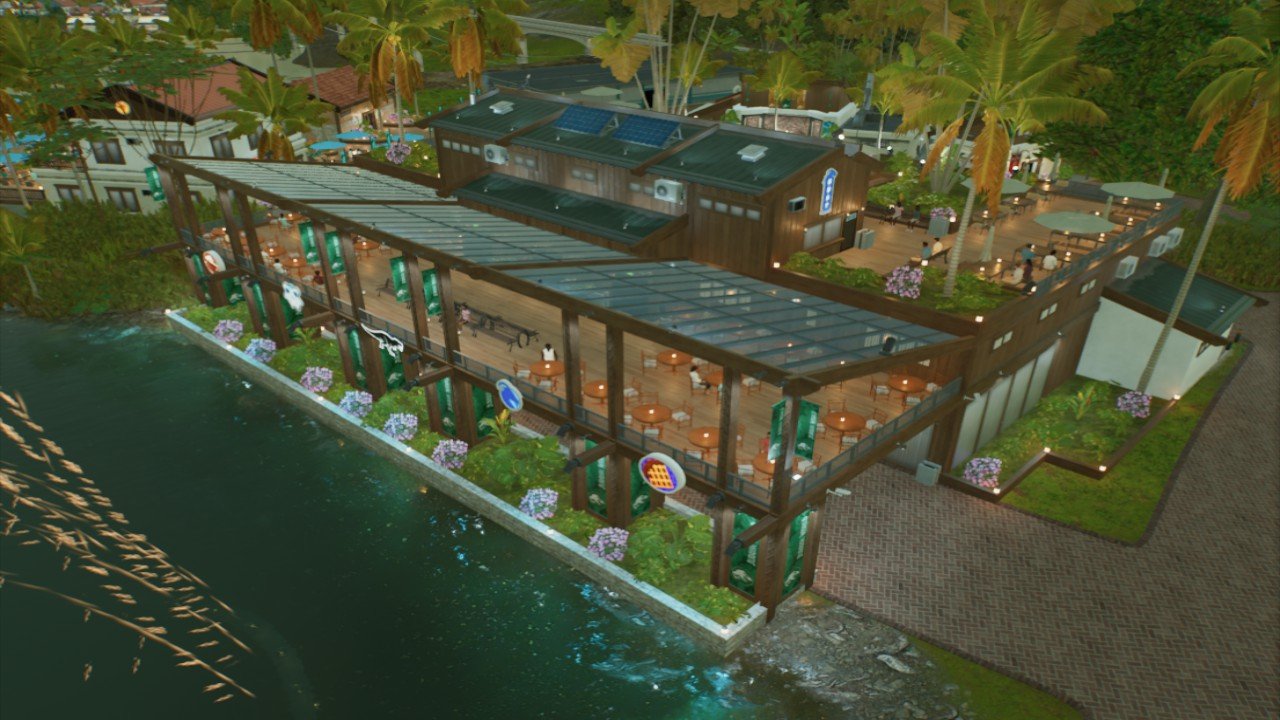 Large Alpine Drink + Food + Shopping + Restroom + Repeater