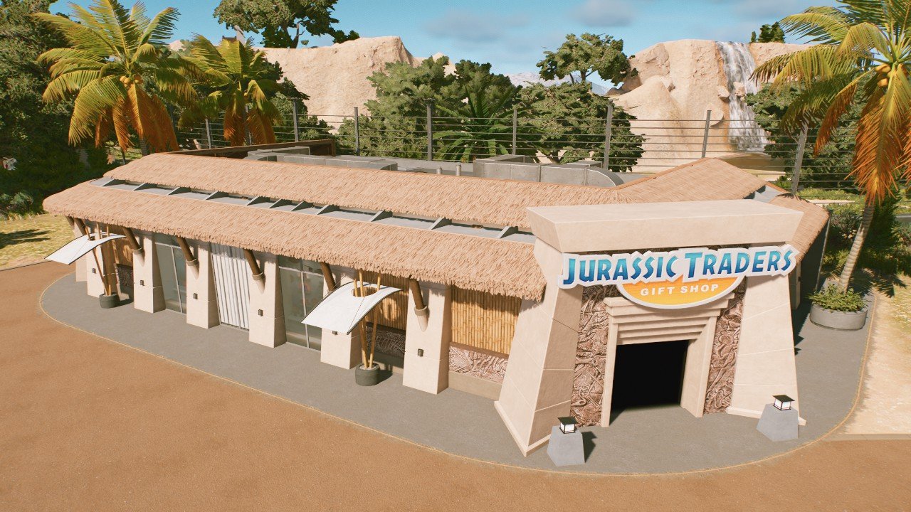 Jurassic Park Shopping Amenity - Workshop - Jurassic World Evolution 3