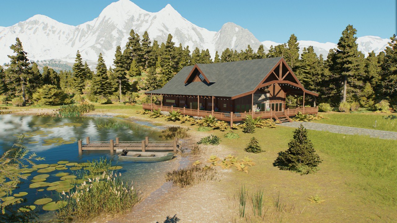 Staff Center: Jurassic lodge build set