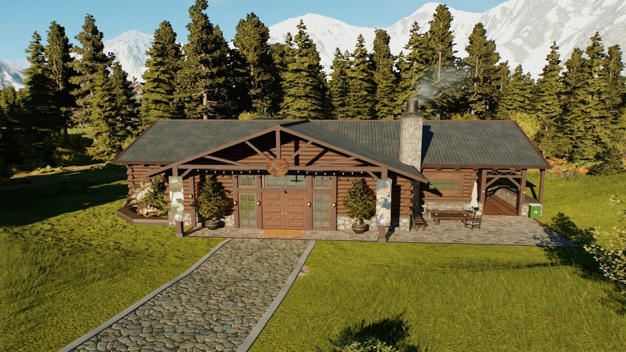 Small Hotel: Jurassic lodge build set
