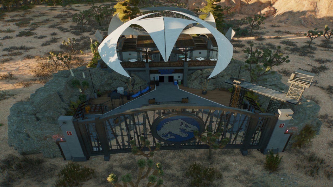 Dinosaur feeding area - Workshop - Jurassic World Evolution 3