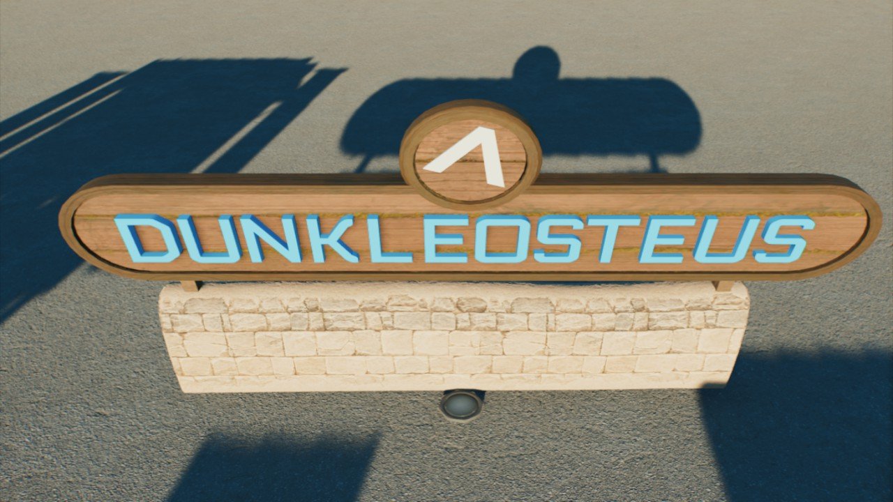 Signs: Dunkleosteus Direction - Workshop - Jurassic World Evolution 3